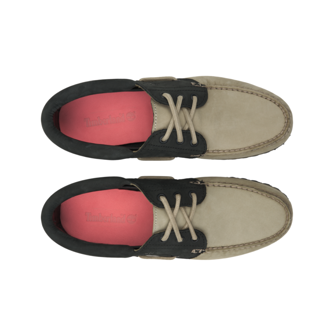 팀버랜드 어센틱 3 아이 보트 슈즈 라이트 브라운 - 와이드(Timberland Authentic 3-Eye Boat Shoes Light Brown - Wide) - 5