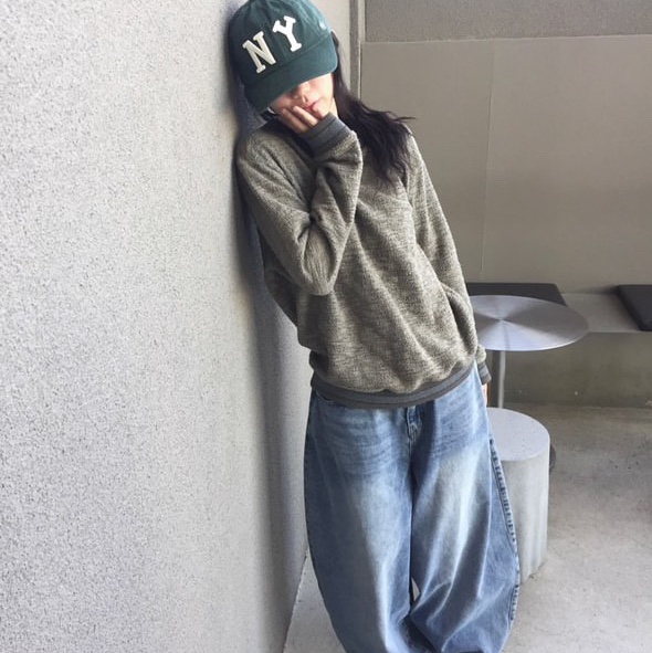 American Needle Archive NY Black Ykees NL Dark Green 착용 스타일 - 5