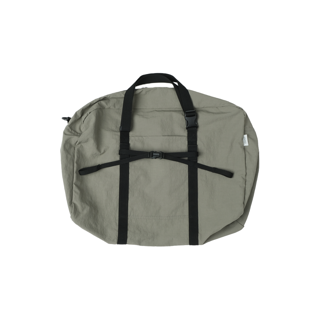 에메모가든 에메모 보스턴백 075 나일론 슬러브 소프트 카키(mmogarden mmo Boston Bag 075 Nylon Slub Soft Khaki) - 2