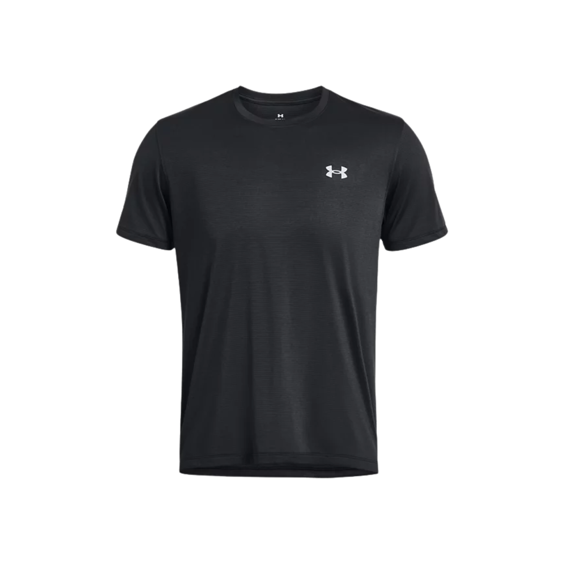 언더아머 런치 숏슬리브 블랙 리플렉티브(Under Armour Launch Short Sleeve Black Reflective)