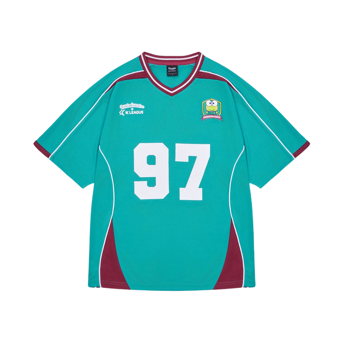MSSKLEAGUEXSANRIO25007 K League x Sanrio Characters 2025 Football Jersey Kerokerokeroppi Daejeon Hana Citizen Mint