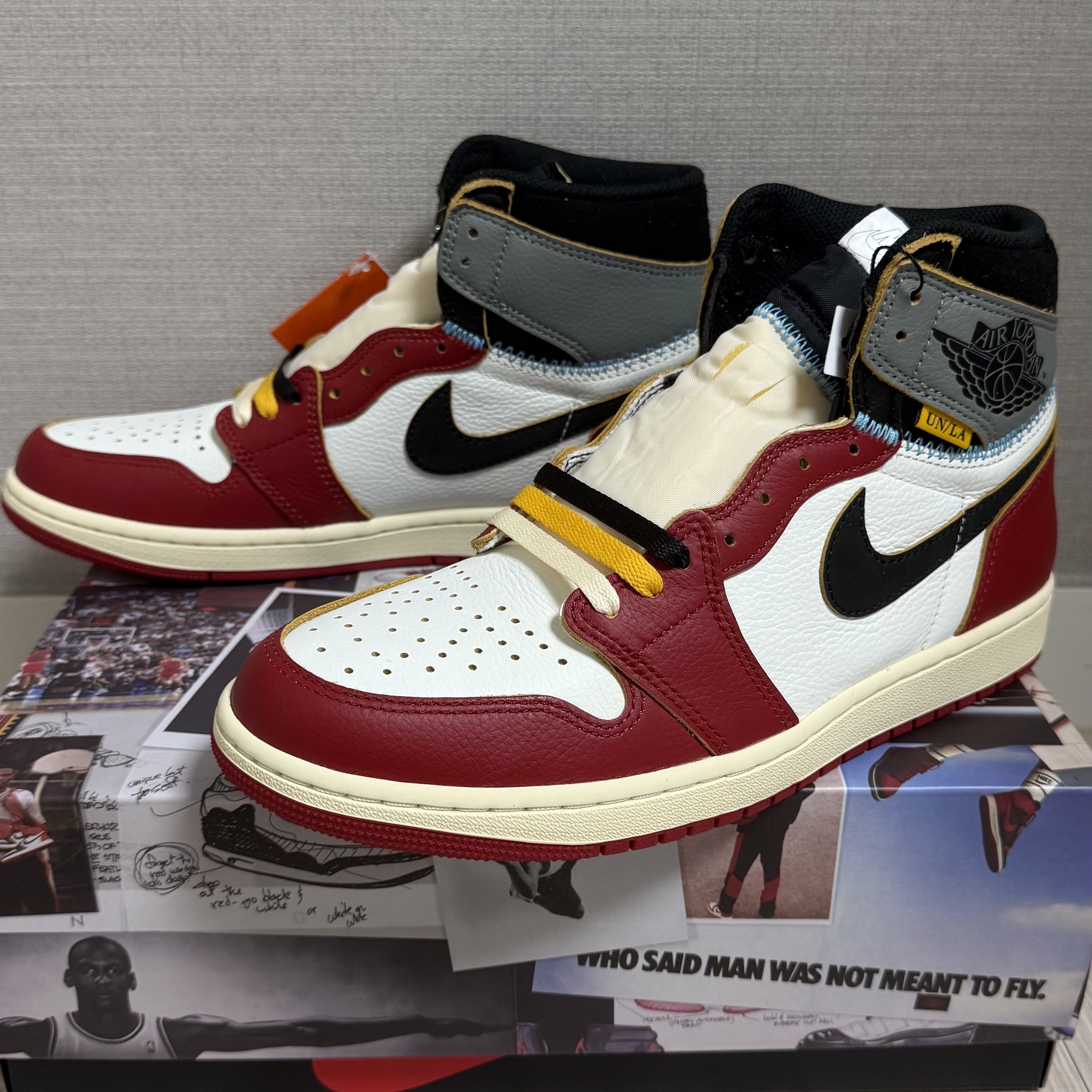 Jordan 1 x Union Retro High OG Chicago Shadow 착용 스타일