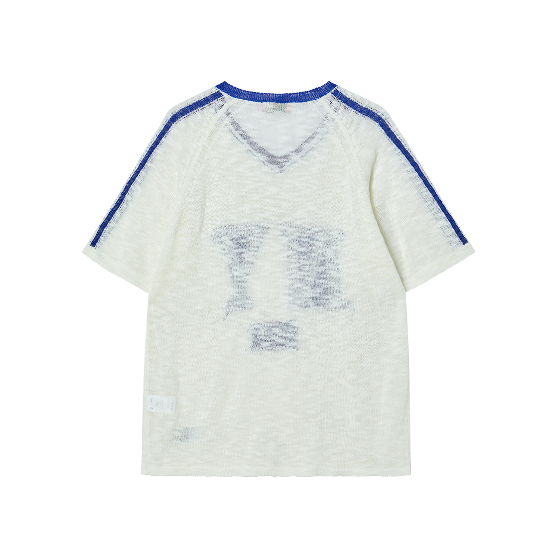 ◆nyxx◆ NY FLAG VNECK KNIT HEATHER GRAY 엔와이엑스엑스 엔와이 플래그 브이넥 니트 헤더그레이 | NYXX