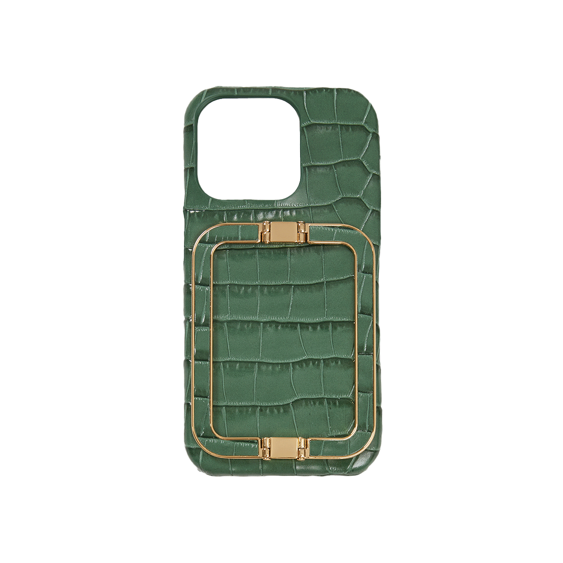 EEZ-1O321-PC02-GN EENK Phone Case Liney Croco Green - 대표 이미지 #1