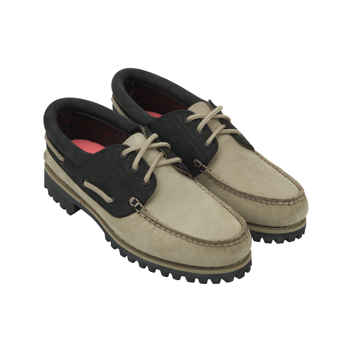 팀버랜드 어센틱 3 아이 보트 슈즈 라이트 브라운 - 미디움(Timberland Authentic 3-Eye Boat Shoes Light Brown - Medium) - 4