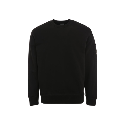 C.P. Company Lens Diagonal Sweatshirt Black - 25SS