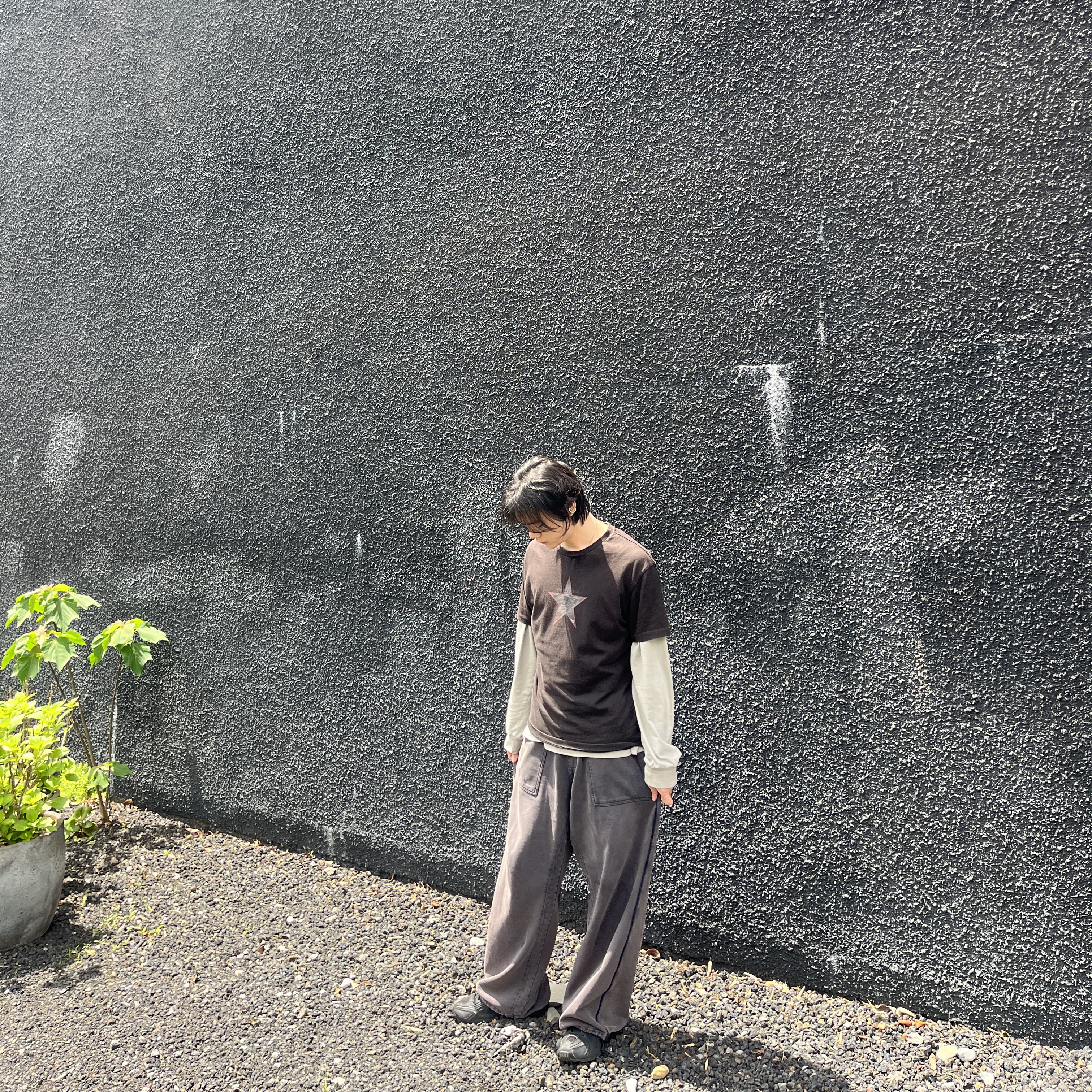 Polyteru 1011 Fatigue Sweatpants 1.2v Dark Purple Navy, (W) Nike Shox R4 Black 착용 스타일 - 2