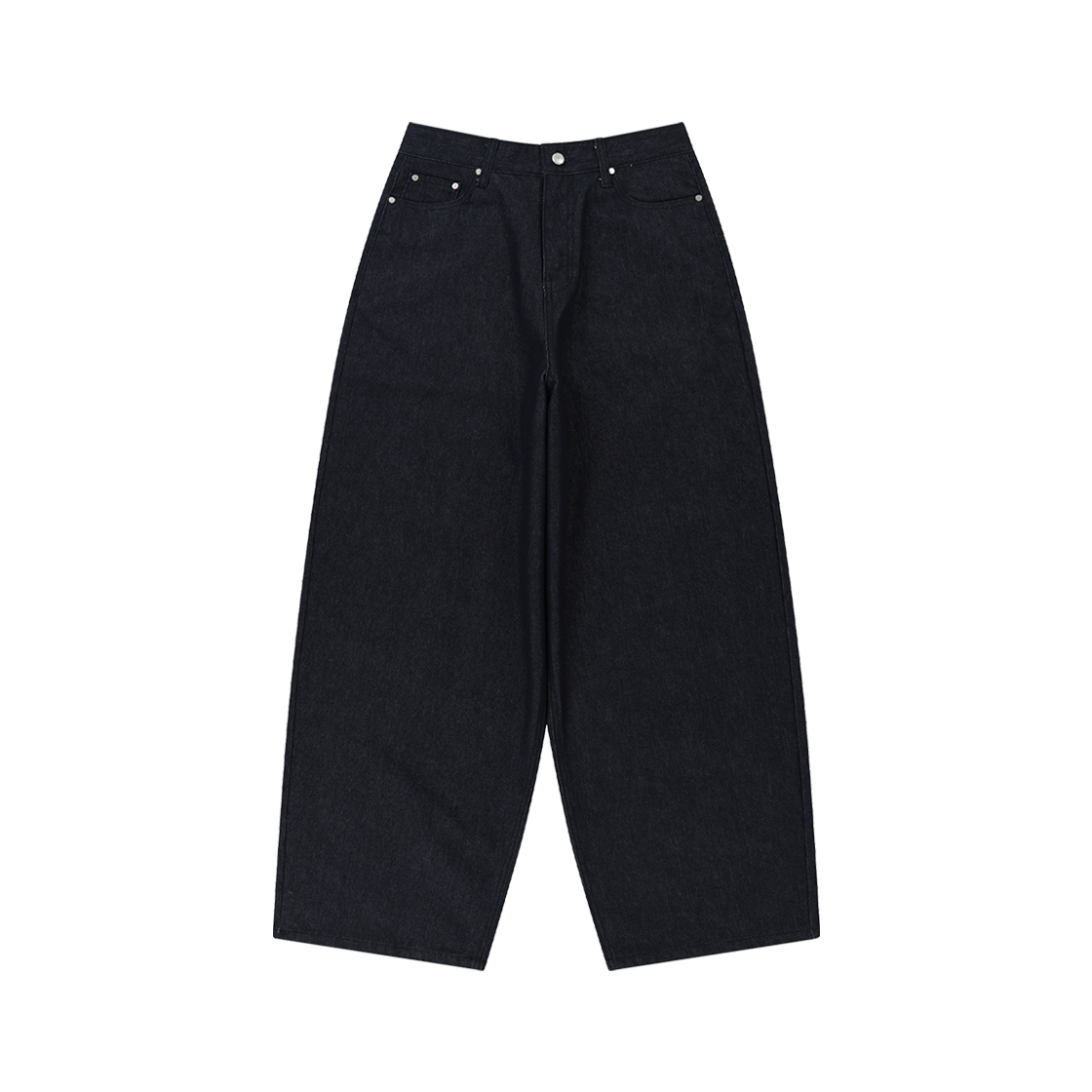 【韓国NIIER NOR ニアノア】BACK-CROSS WIDE DENIM PANTS_INDIGO 韓国NIIER NOR ニアノア】BACK-CROSS WIDE DENIM PANTS_INDIGO