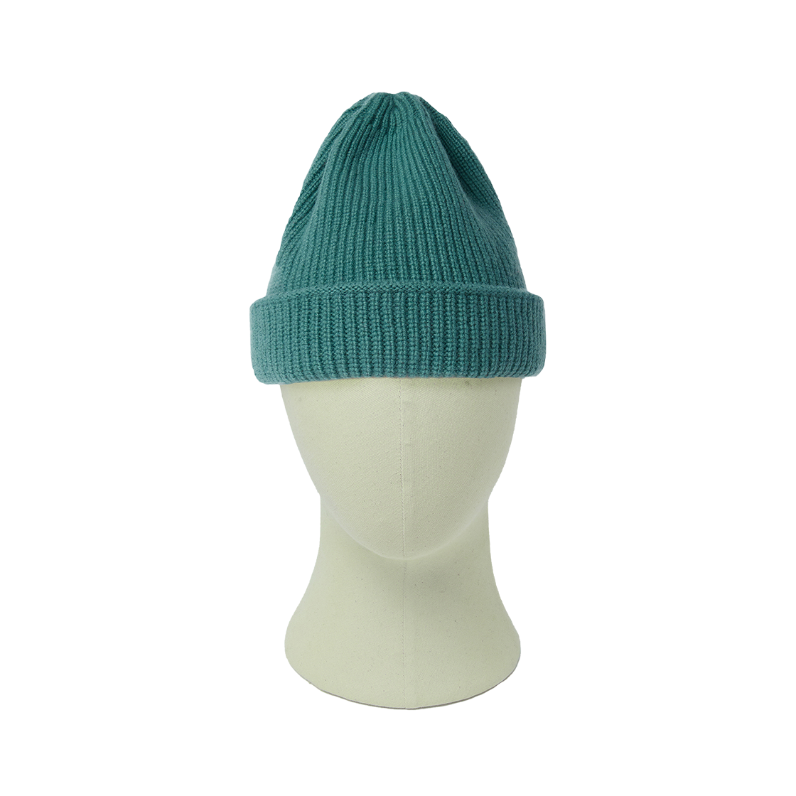 라모랭 디그레 메리노 울 더블커프 비니 모스블루(DGRE X RAMOLIN Merino Wool Double Cuff Beanie Moss Blue) - 2