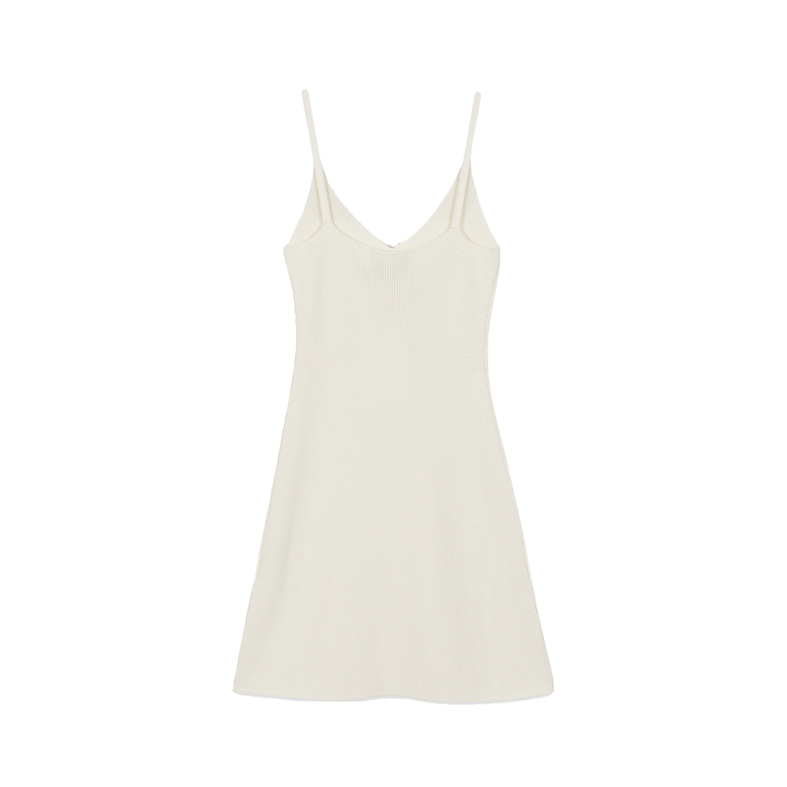 EEY-1O250-KD05-IV EENK Yetti Flower Corsage Knit Dress Ivory - #2