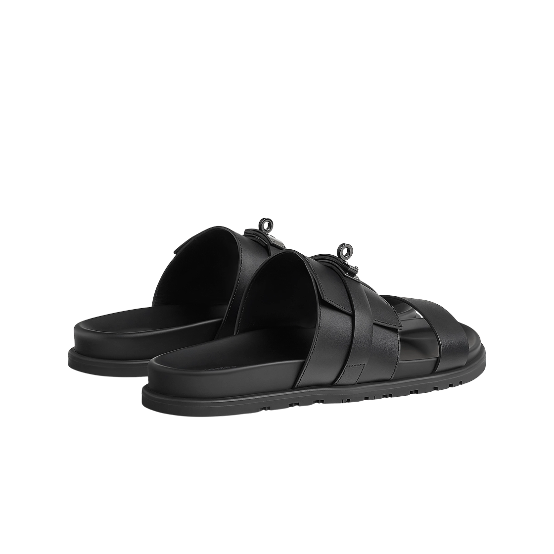 에르메스 잭슨 샌들 카프스킨 & 팔라듐 누아(Hermes Jackson Sandal Calfskin & Palladium Noir) - 3