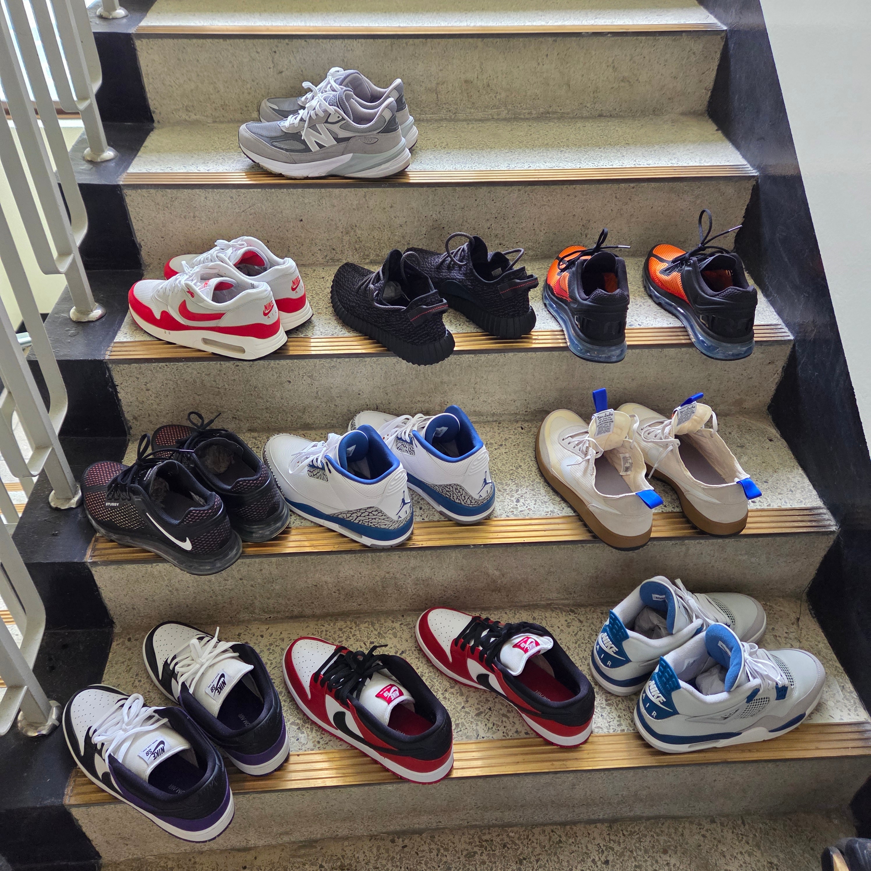 Nike Air Max 2013 Bright Ceramic, New Balance 990v6 Made in USA Grey - D Standard 착용 스타일 - 2