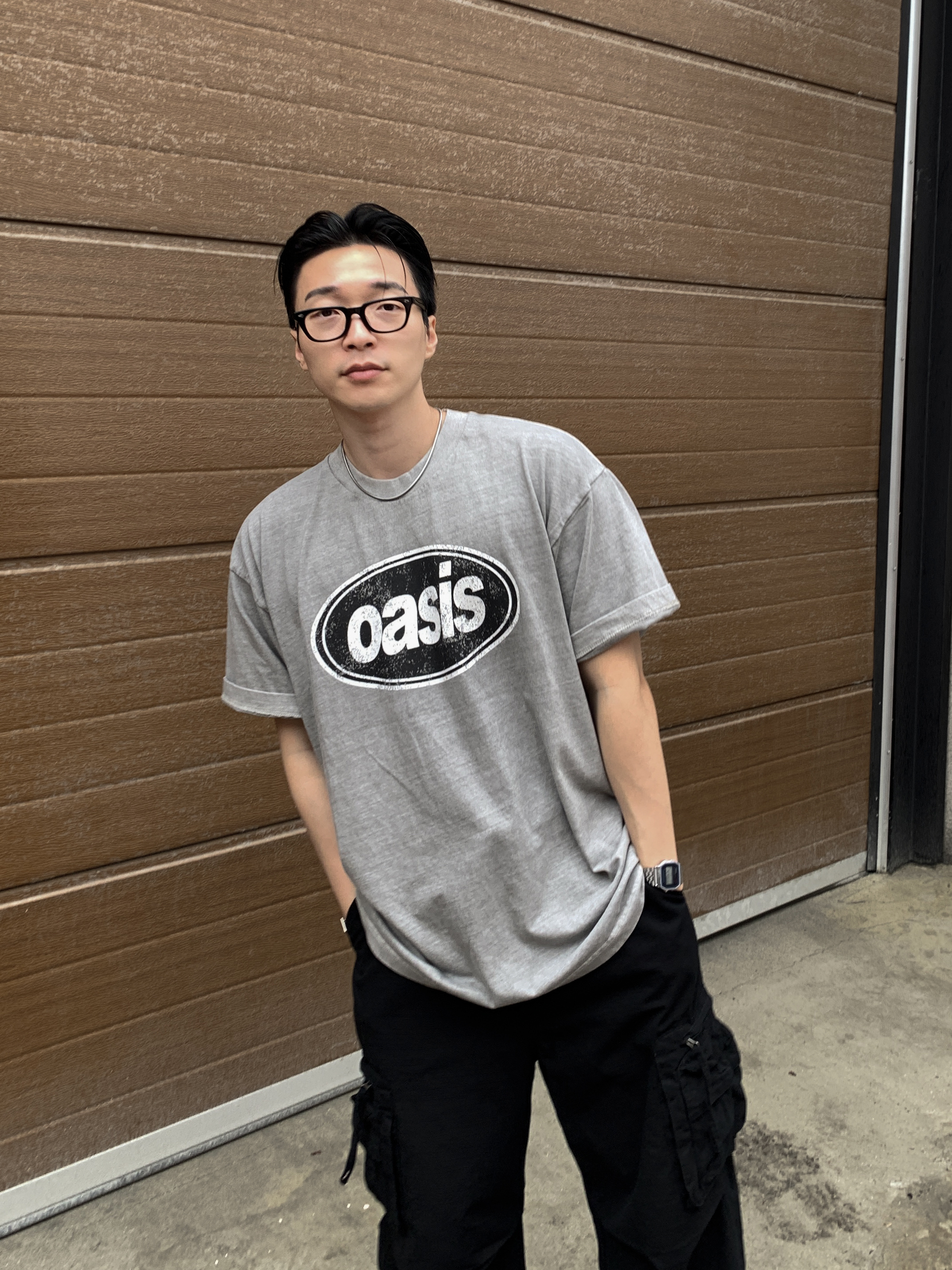 Adidas Superstar Core Black White, Casio A-158WA-1 착용 스타일 - 4