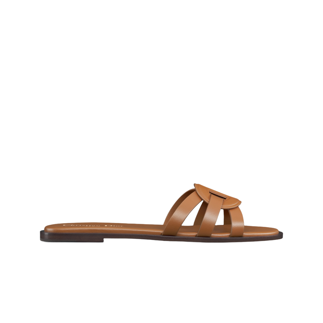 KCO342CFY-S48M (W) Dior D-Club Slide Calfskin Camel