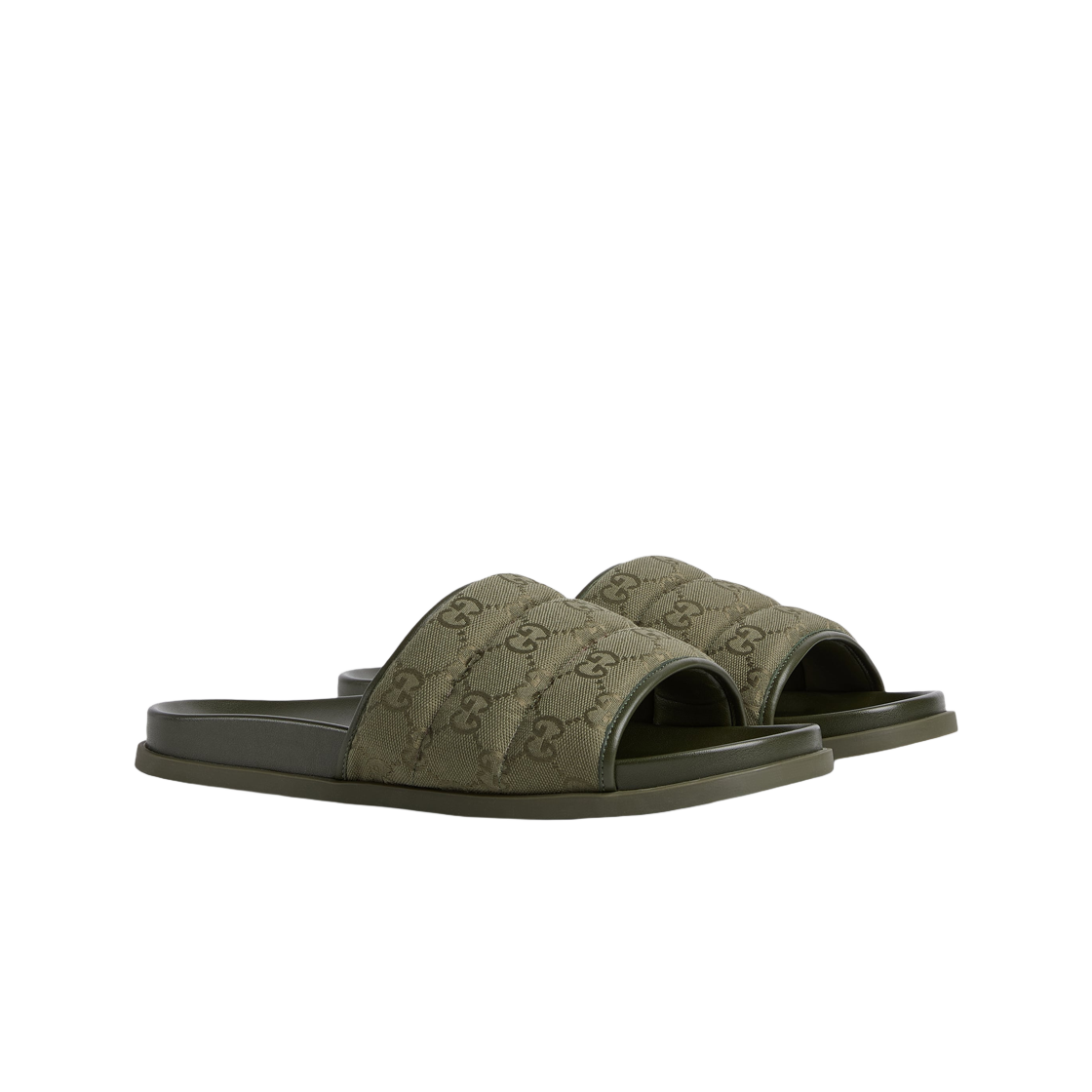 구찌 슬라이드 샌들 다크 그린(Gucci Slide Sandal Dark Green) - 2
