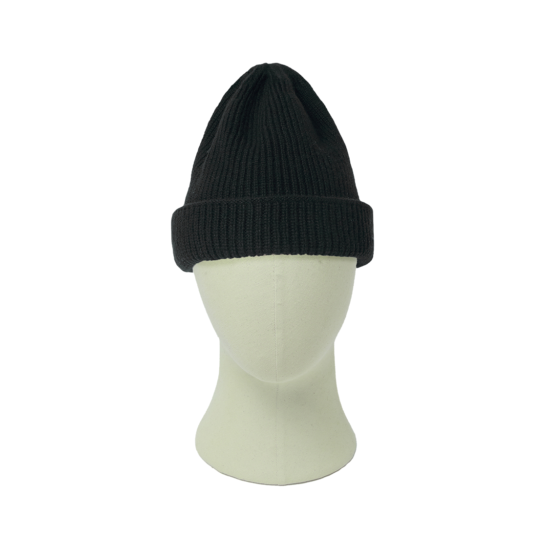 라모랭 디그레 메리노 울 더블커프 비니 블랙(DGRE X RAMOLIN Merino Wool Double Cuff Beanie Black) - 2