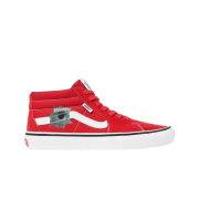 Vans x Supreme x Nate Lowman Skate Grosso Mid Red - Japan Exclusive