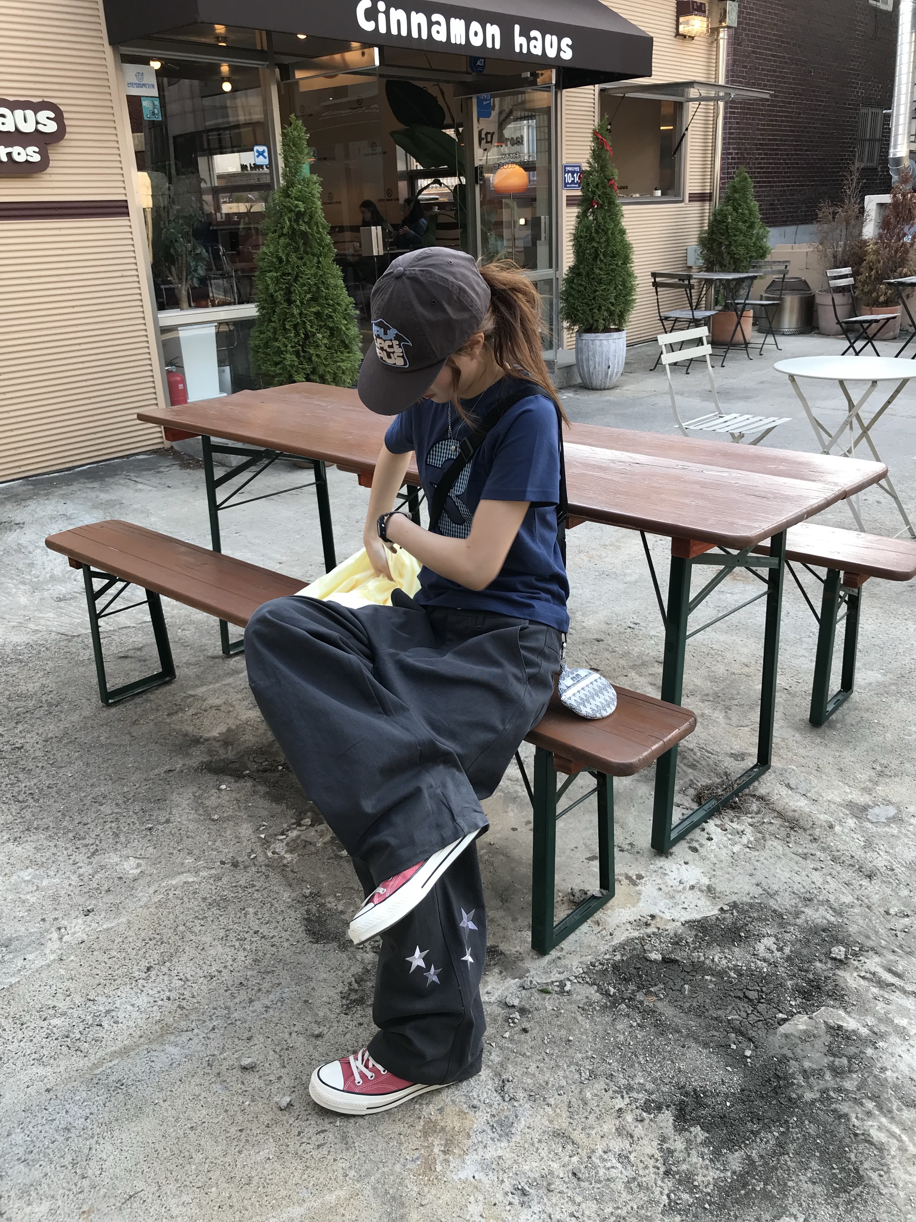 Converse Chuck 70 High Magic Flamingo 착용 스타일 - 1