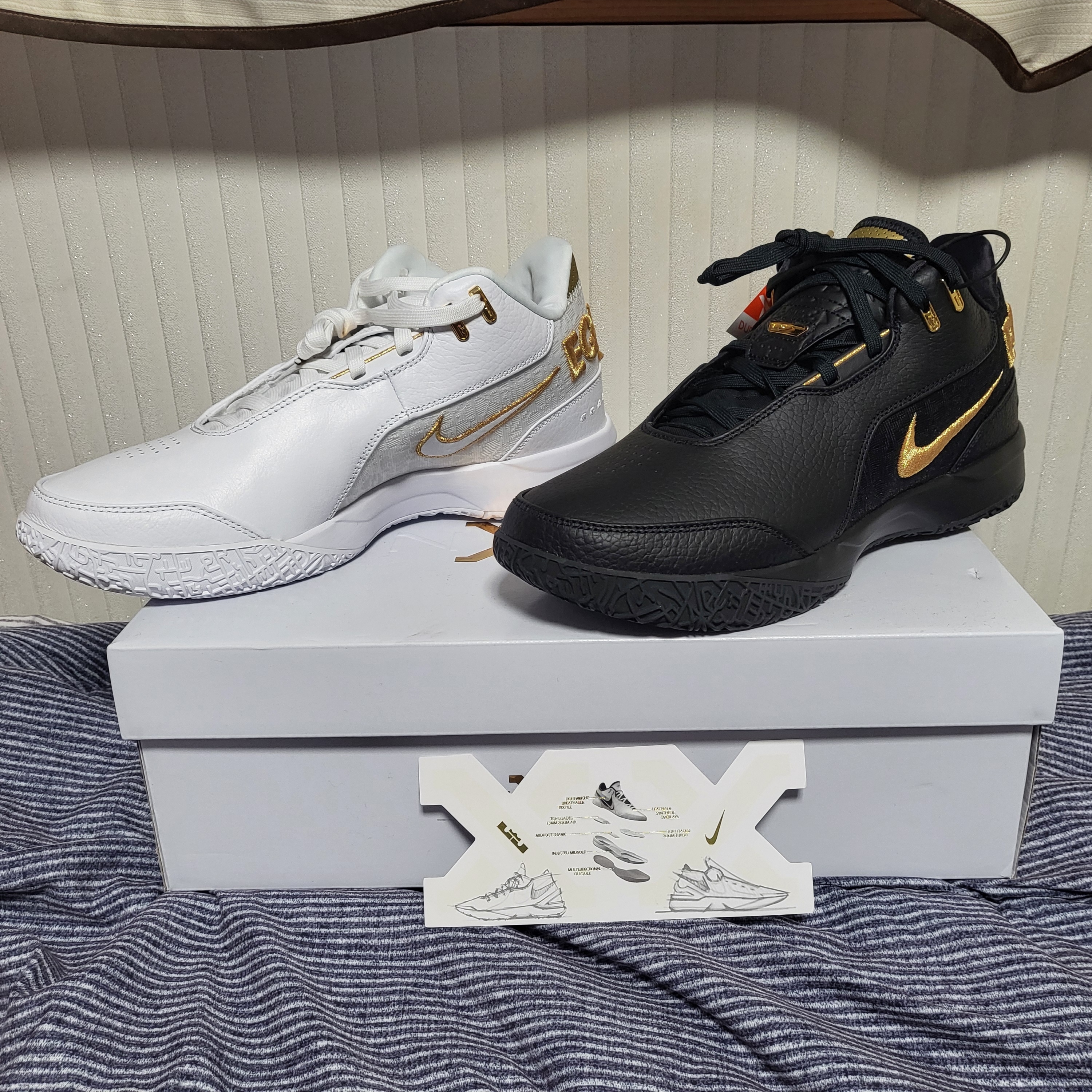 Nike LeBron NXXT Gen AMPD EP White Black 착용 스타일