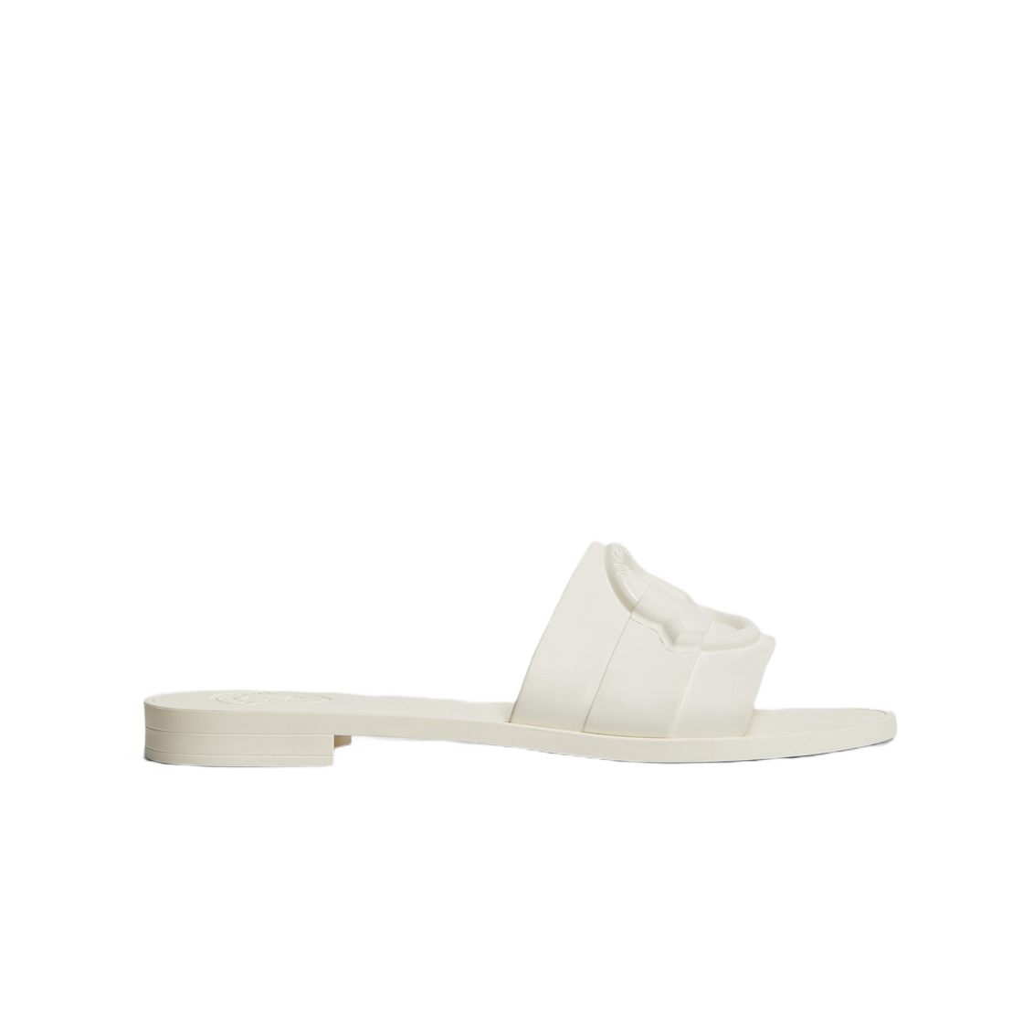 (W) 몽클레르 몽 슬라이드 화이트 - 25SS((W) Moncler Mon Slides White - 25SS)
