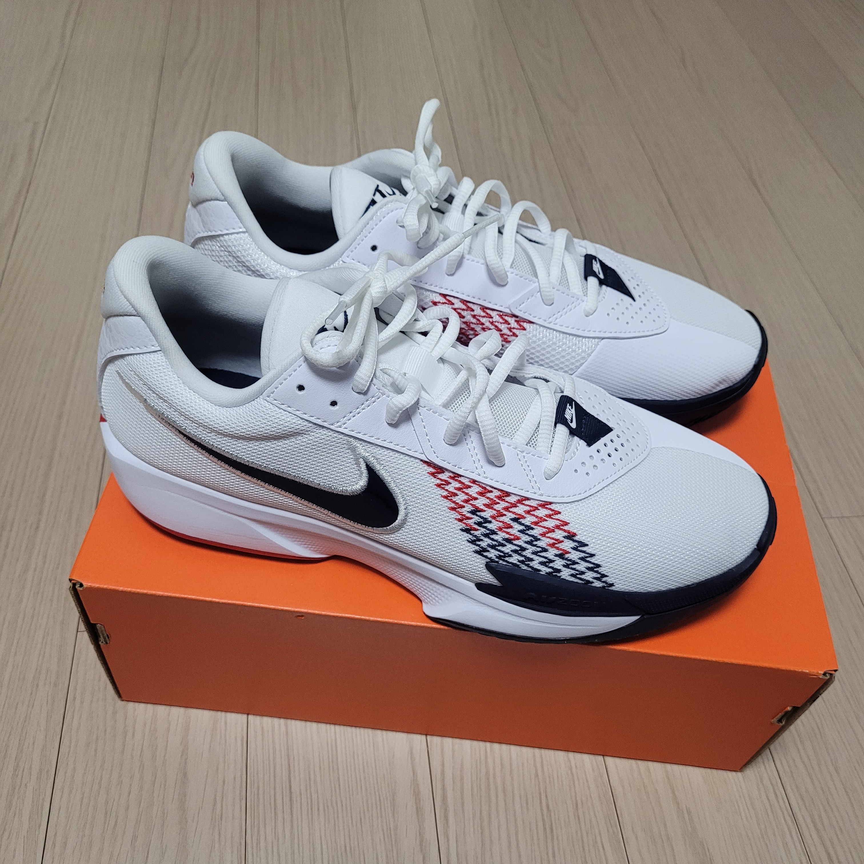 Nike Air Zoom G.T. Cut Academy EP White 착용 스타일 - 2