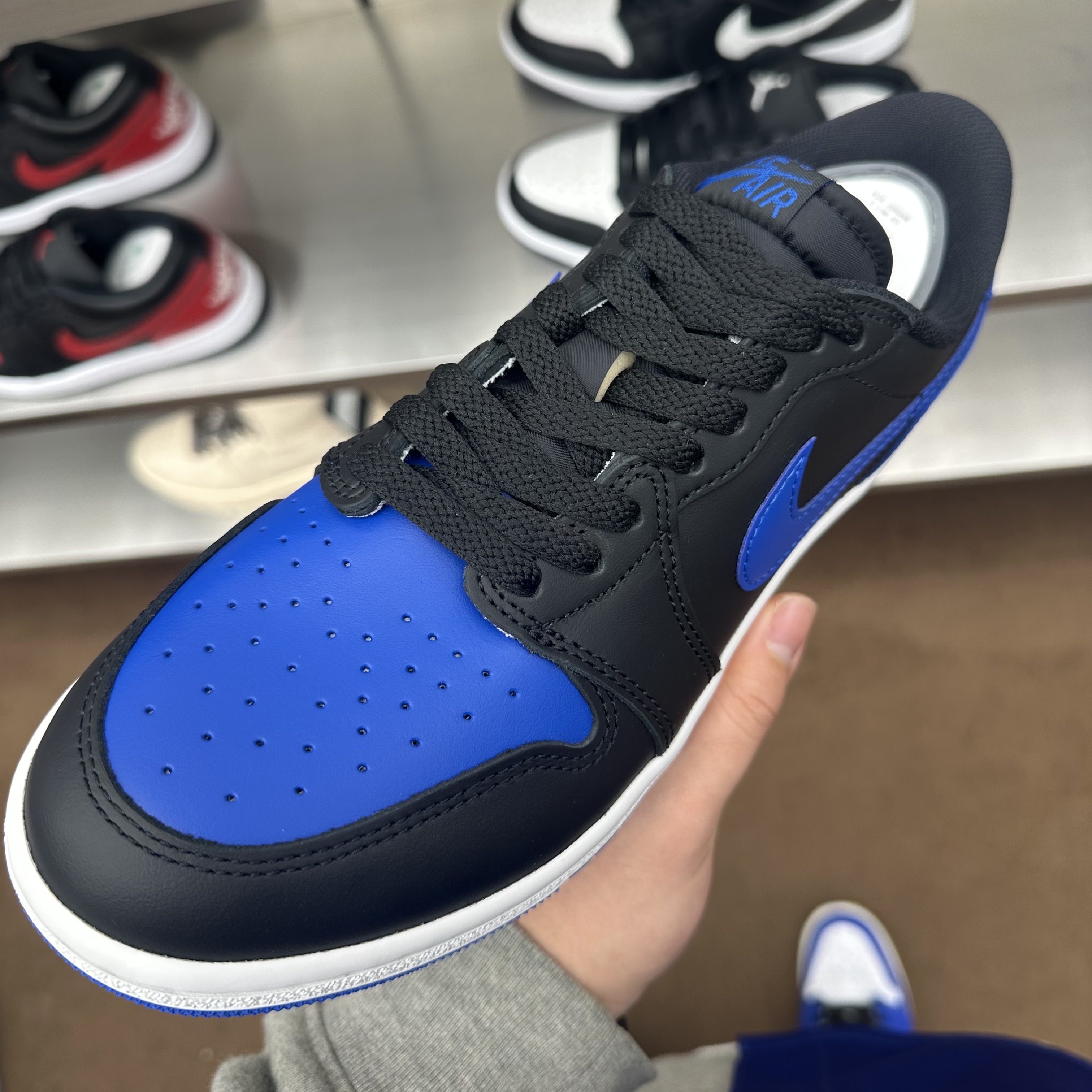 Jordan 1 Low 85 Royal, Jordan 1 Retro Low OG Game Royal 착용 스타일 - 1