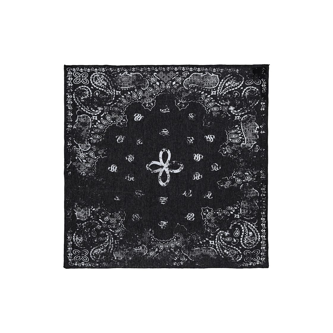 【SURGERY】 paisley ice clover scarf 'black' SURGERY】 paisley ice clover scarf 'black'