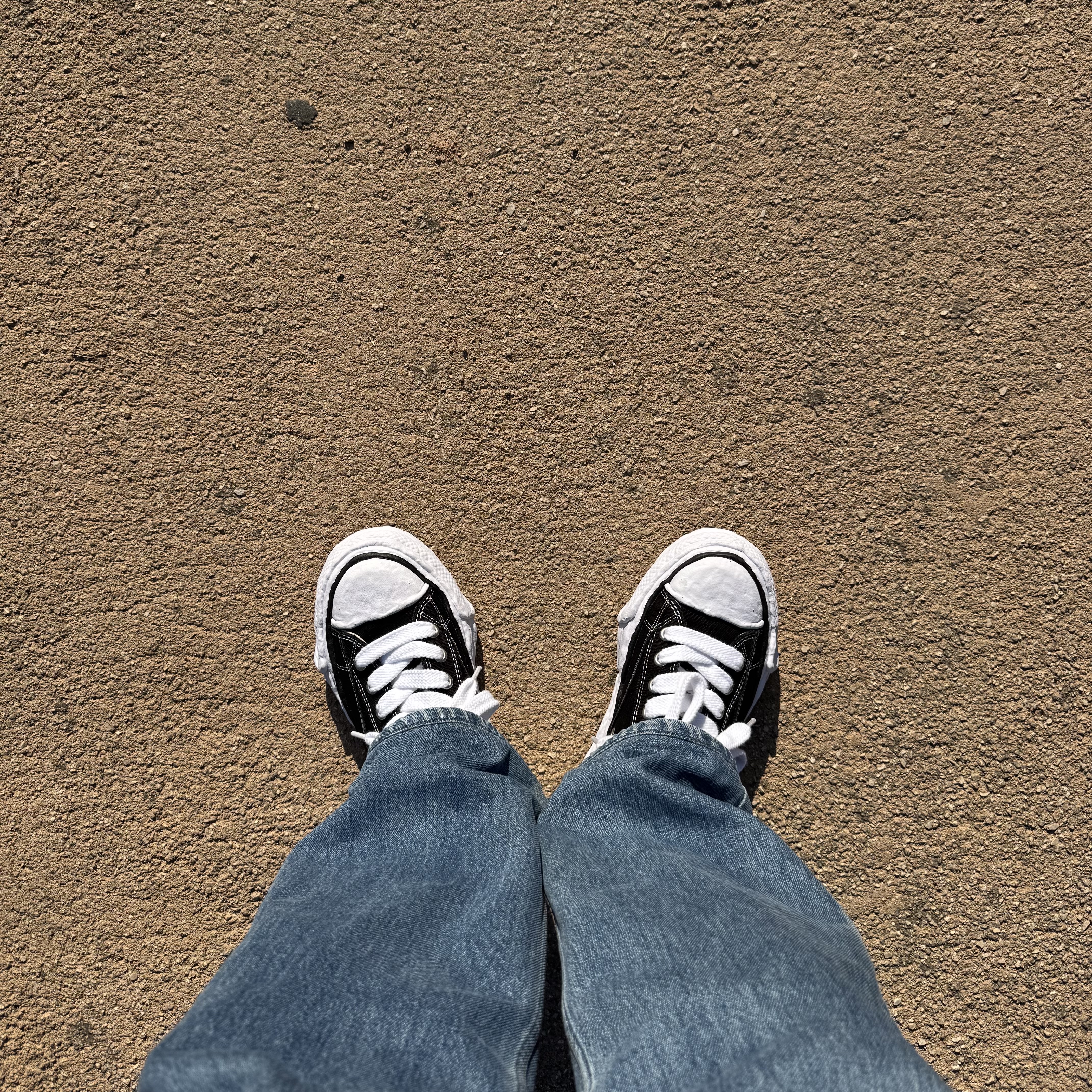 Maison Mihara Yasuhiro Peterson23 OG Sole Canvas Low-top Sneakers Black 착용 스타일