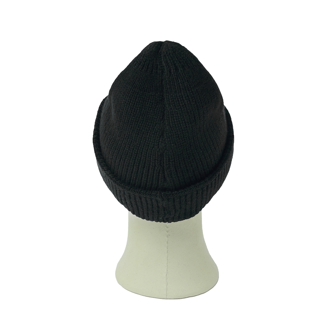 라모랭 디그레 메리노 울 더블커프 비니 블랙(DGRE X RAMOLIN Merino Wool Double Cuff Beanie Black) - 4