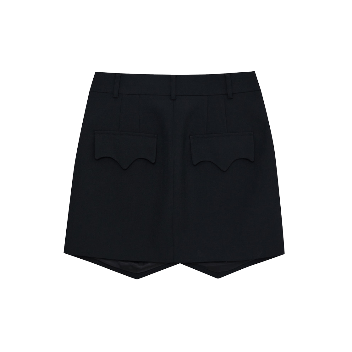 EEW-1N251-SK03-BK EENK Wero Buttoned Mini Skirt Black - #2