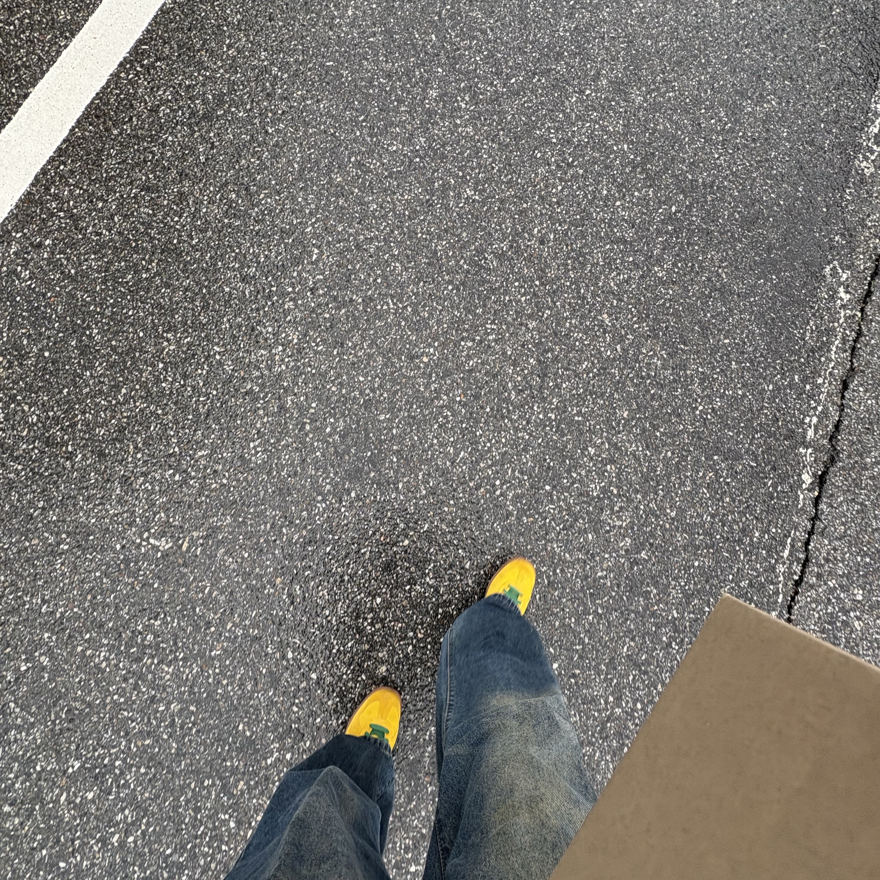 Puma Palermo Pele Yellow Archive Green 착용 스타일 - 1