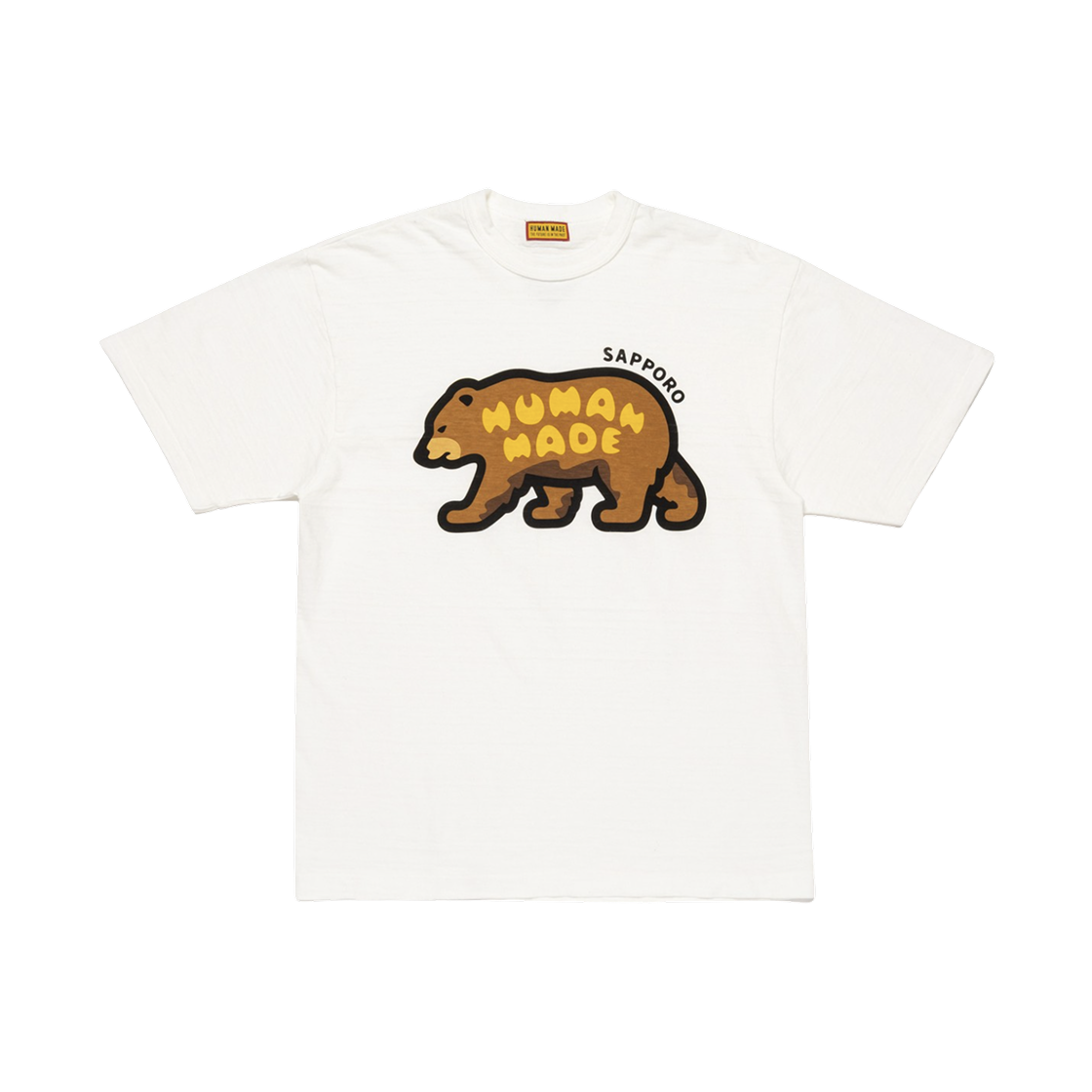휴먼 메이드 애니멀 그래픽 티셔츠 베어 화이트 - 삿포로 스토어 한정(Human Made Animal Graphic T-Shirt Bear White - Sapporo Store Exclusive)