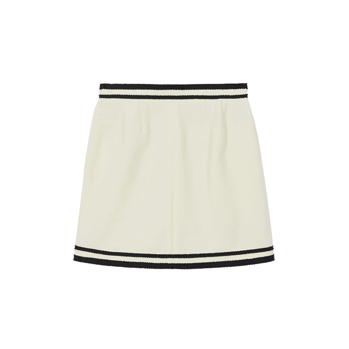 EEY-1O151-SK01-IV EENK Yinti Contrast Mini Skirt Ivory - #2