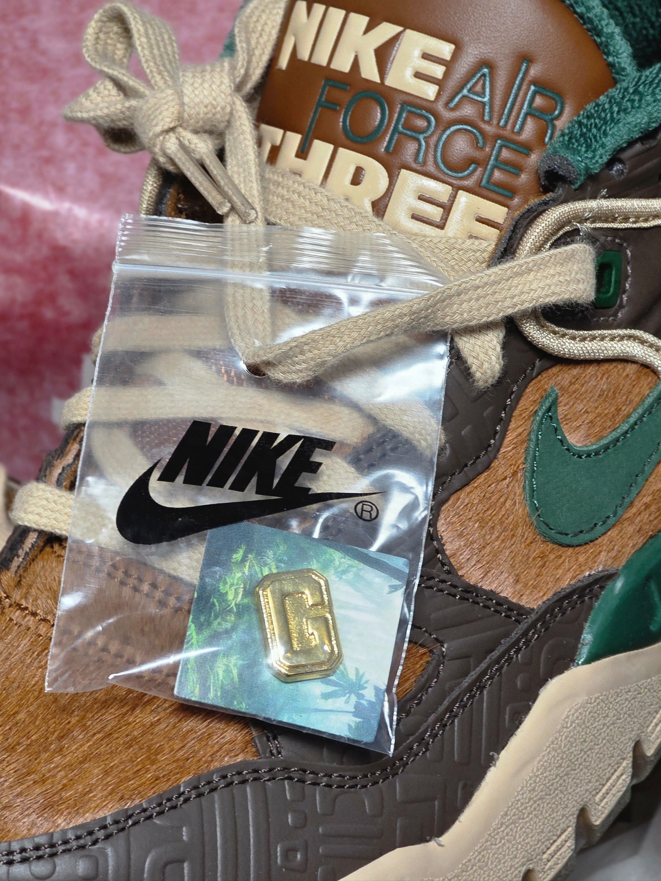 Nike x Nigo Air Force 3 Low SP Baroque Brown and Pecan 착용 스타일 - 6