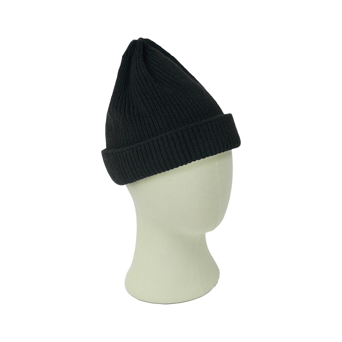 라모랭 디그레 메리노 울 더블커프 비니 블랙(DGRE X RAMOLIN Merino Wool Double Cuff Beanie Black) - 5