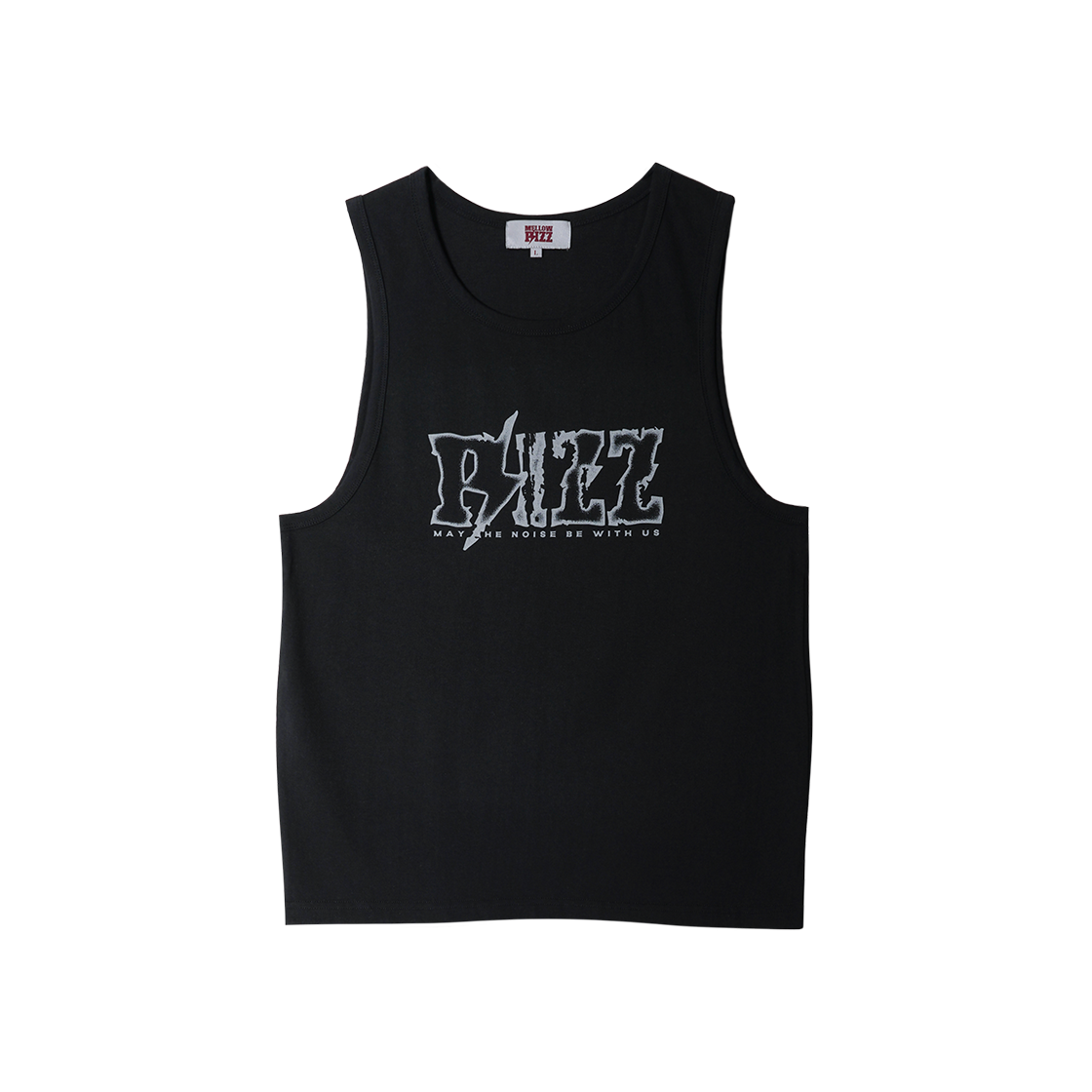 멜로우 리즈 로고 슬리브리스 블랙(MELLOW Rizz Logo Sleeveless Black)
