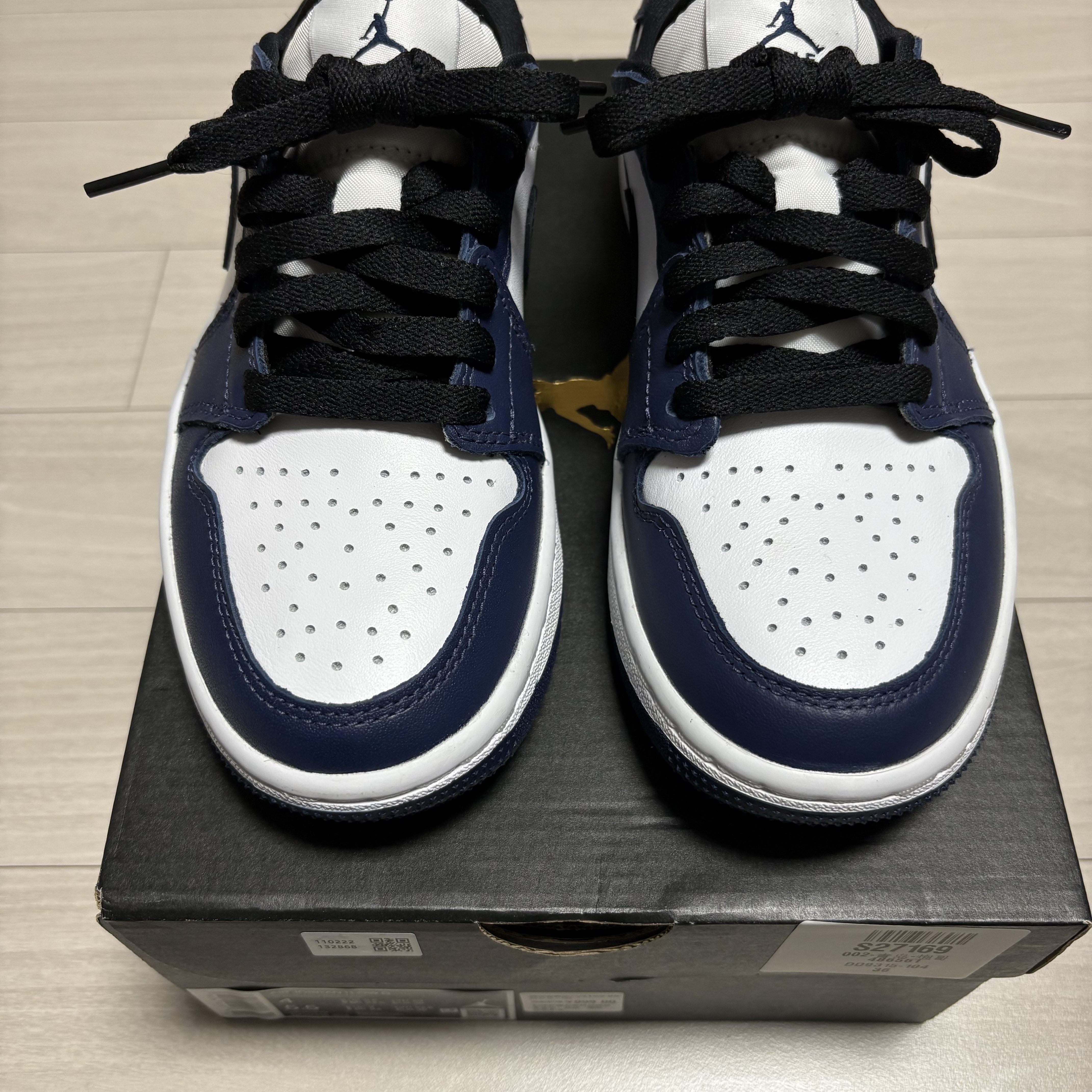 Jordan 1 Low Golf Midnight Navy 착용 스타일 - 1