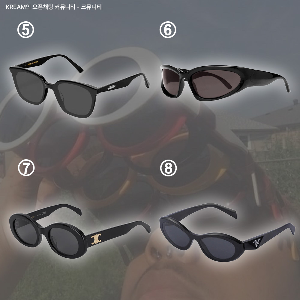 Ray-Ban DADDY-O II Polished Black Frame Green Classic G-15 Lenses, Gentle Monster x Maison Margiela MM207 Black Gray 착용 스타일 - 3