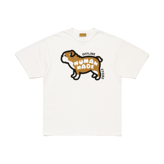 Human Made Animal Graphic T-Shirt Bulldog White - Offline Store Exclusive