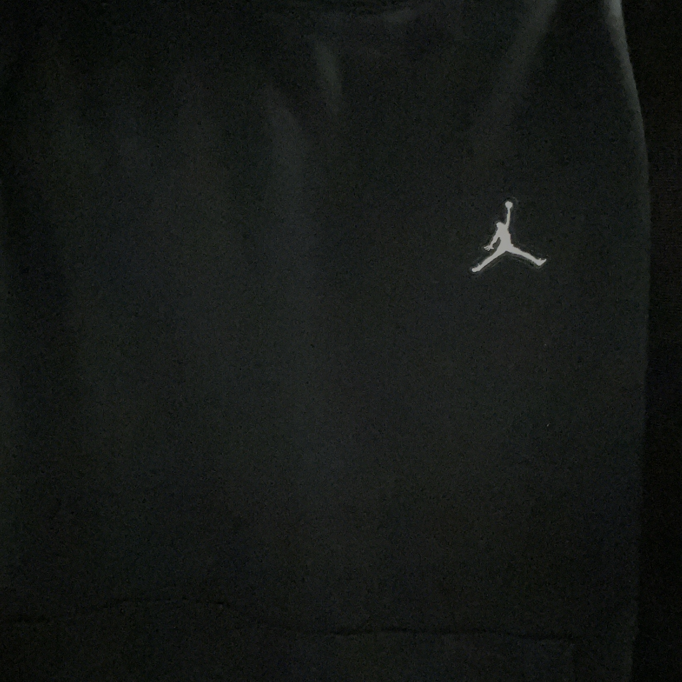 Jordan Essential Fleece Pullover Hoodie Black - Asia 착용 스타일