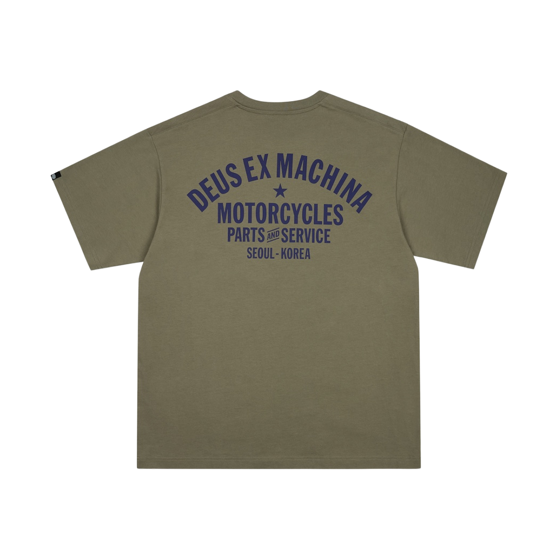 데우스 엑스 마키나 서울 오리지널 어드레스 티셔츠 카키(Deus Ex Machina Seoul Original Address T-Shirt Khaki)
