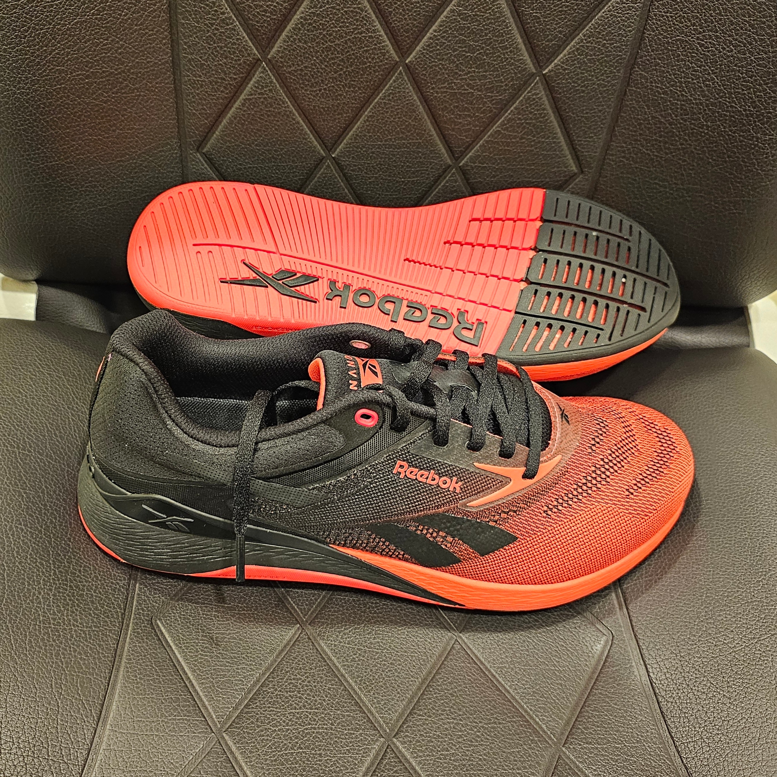 Reebok NANO X5 White Red, Reebok NANO X5 Black Brown 착용 스타일
