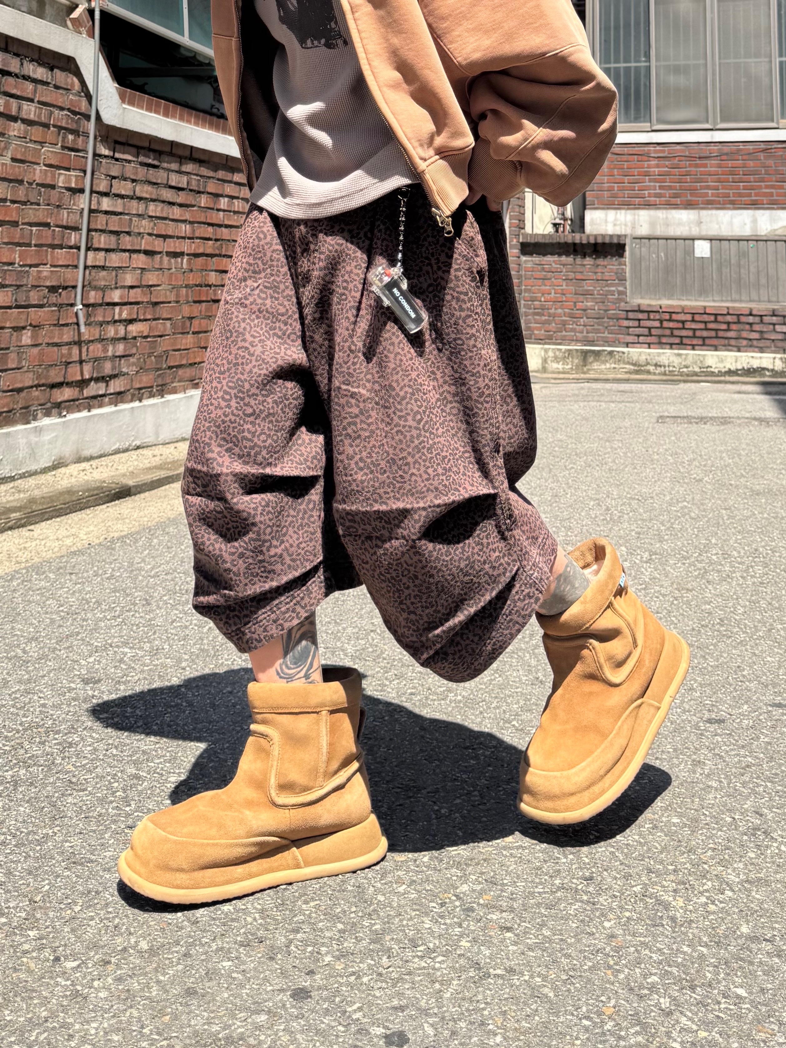 Kinchi x Non Parking N Road Boots Brown 착용 스타일 - 9