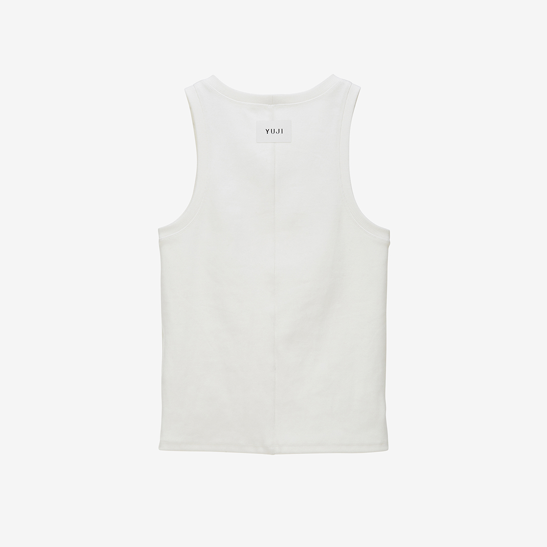 유지 남성 유지 로고 인쇄 탱크 탑 화이트(YUJI Mens Yuji Logo Printed Tank Top White) - 3