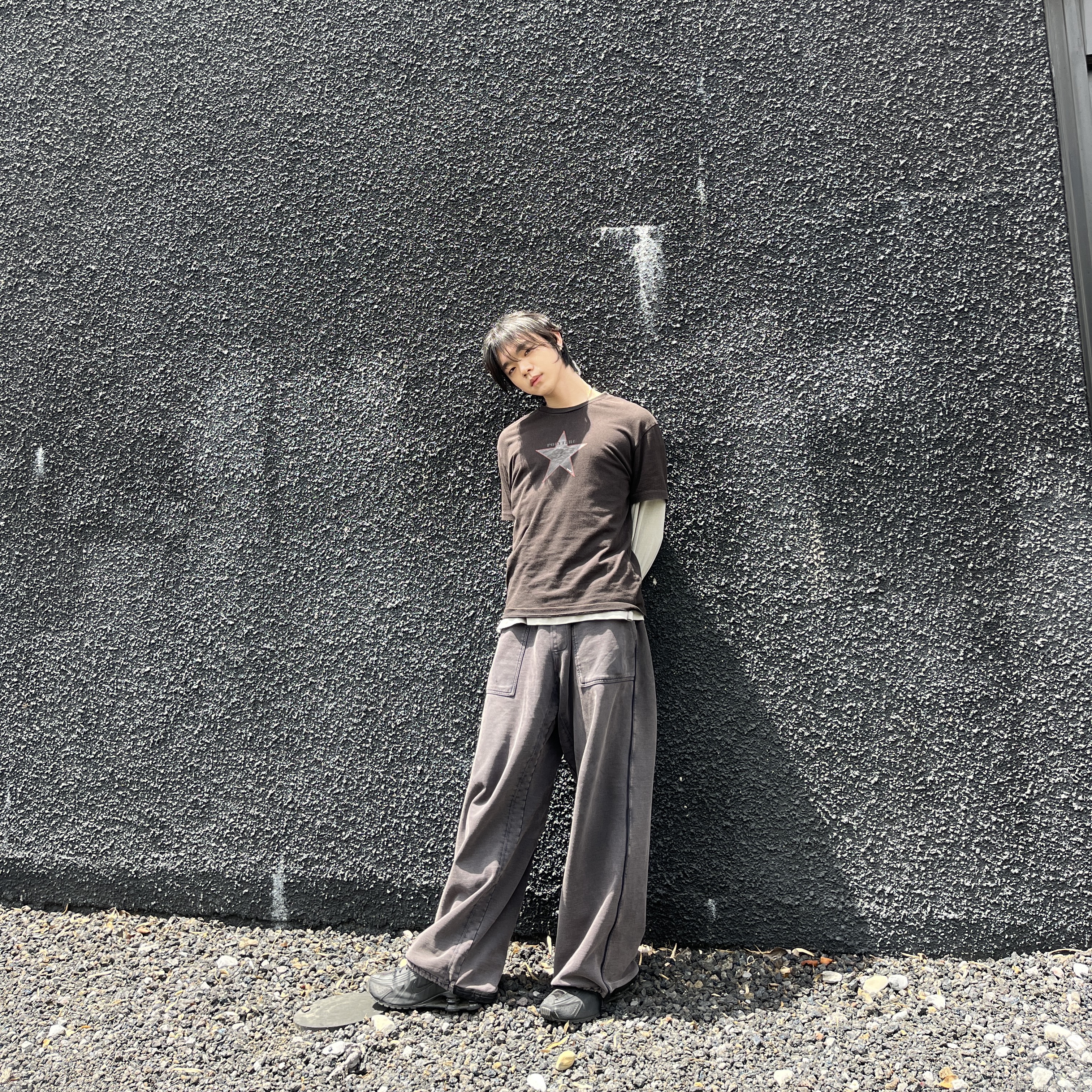 Polyteru 1011 Fatigue Sweatpants 1.2v Dark Purple Navy, (W) Nike Shox R4 Black 착용 스타일 - 1