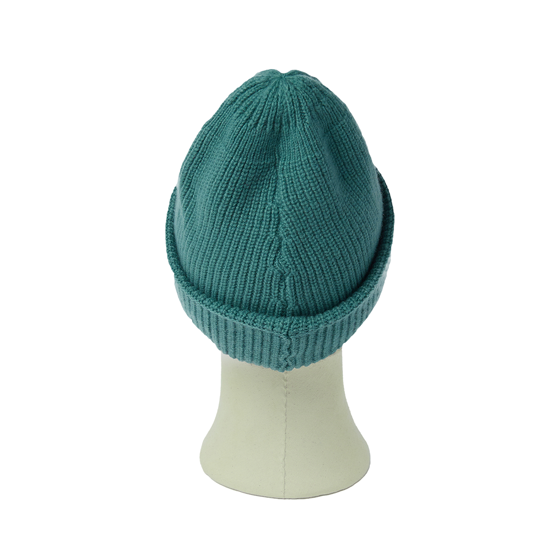 라모랭 디그레 메리노 울 더블커프 비니 모스블루(DGRE X RAMOLIN Merino Wool Double Cuff Beanie Moss Blue) - 4