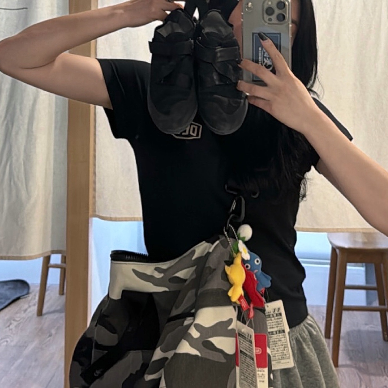 Supreme Duffle Bag Snow Camo - 25SS 착용 스타일 - 1