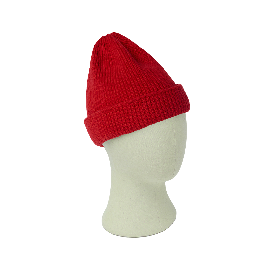라모랭 디그레 메리노 울 더블커프 비니 레드(DGRE X RAMOLIN Merino Wool Double Cuff Beanie Red) - 5