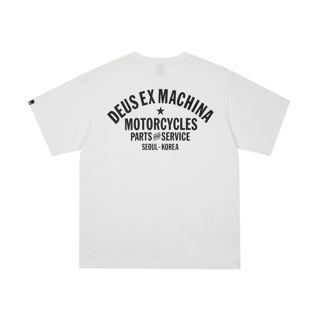 데우스 엑스 마키나 서울 오리지널 어드레스 티셔츠 화이트(Deus Ex Machina Seoul Original Address T-Shirt White)