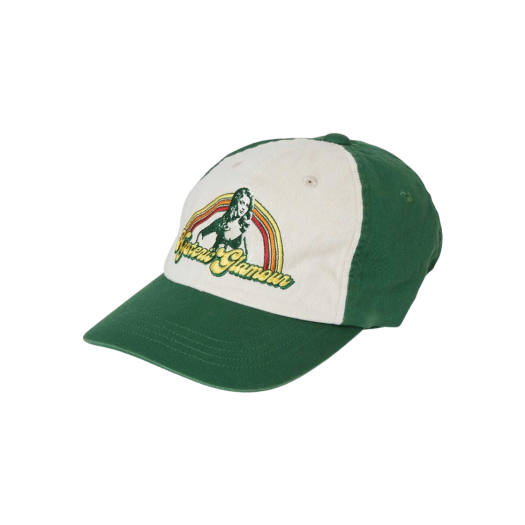 Hysteric Glamour HG Rainbow Embroidered Cap Green